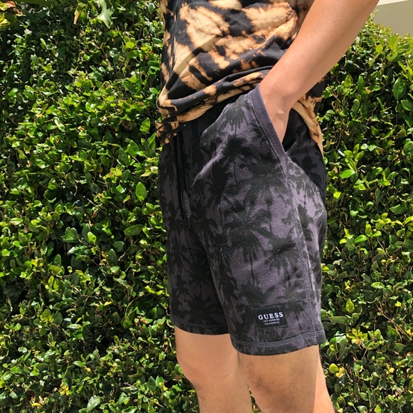 GUESS Black Knit Shorts - Picture 2 of 4